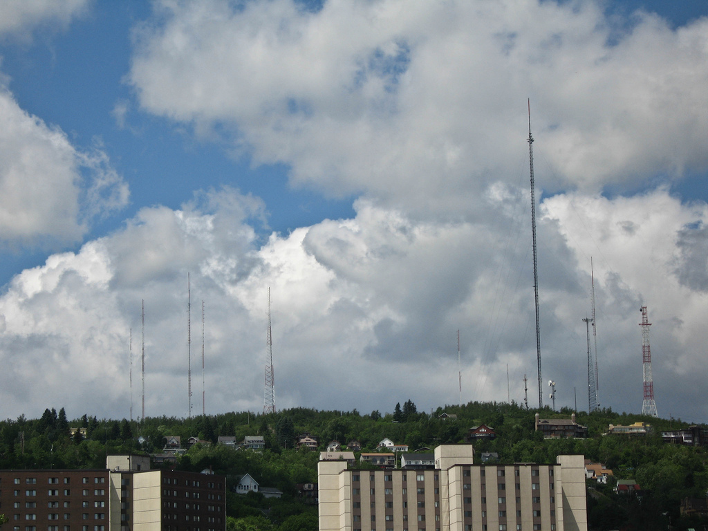 Communications towers